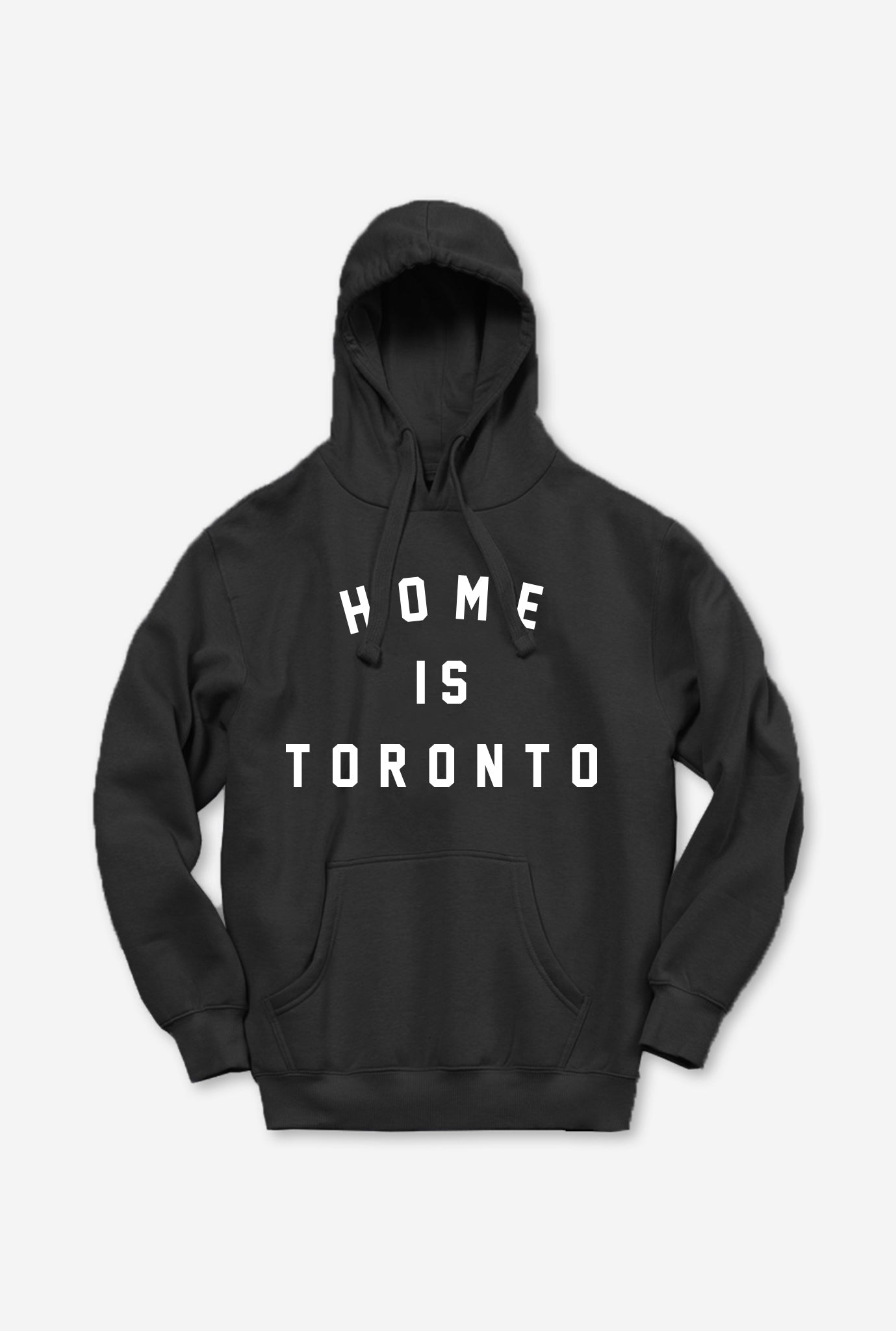 Home Is Toronto Varsity Hoodie – Black