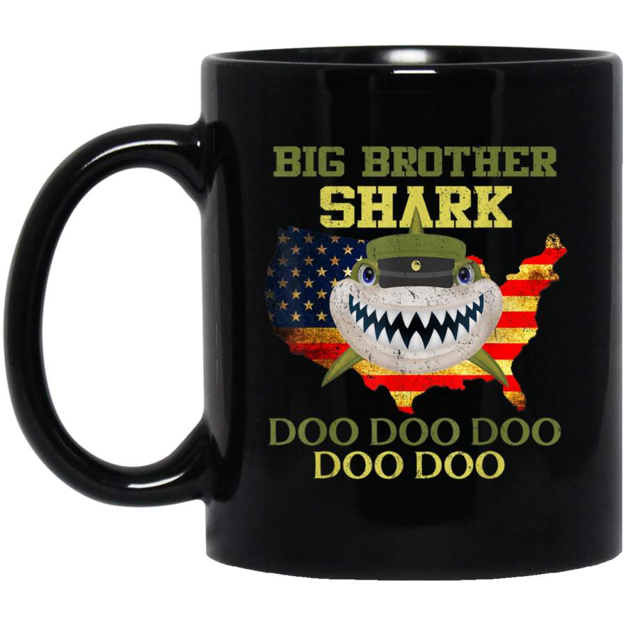 Army Shark Big Brother Gift Lover Shirts Veterans Day  Mug