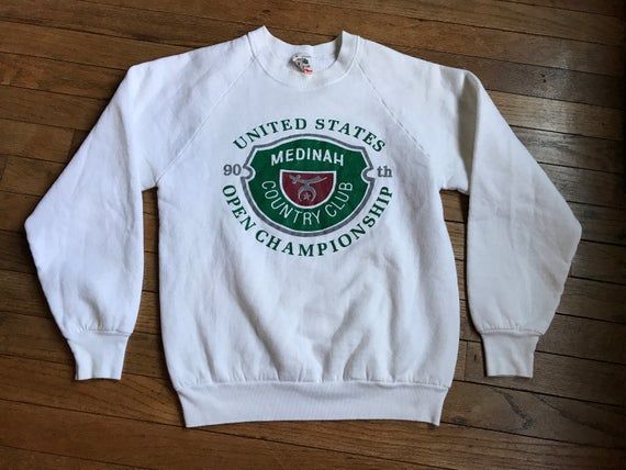 Vintage 1990 Us Open Golf Championship Crewneck Shirt S Hale Irwin Medinah Shirt