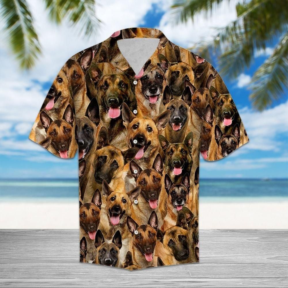 Belgian Malinois Awesome Aloha Hawaiian Shirt Colorful Short Sleeve Summer Beach Casual Shirt For Men And Women