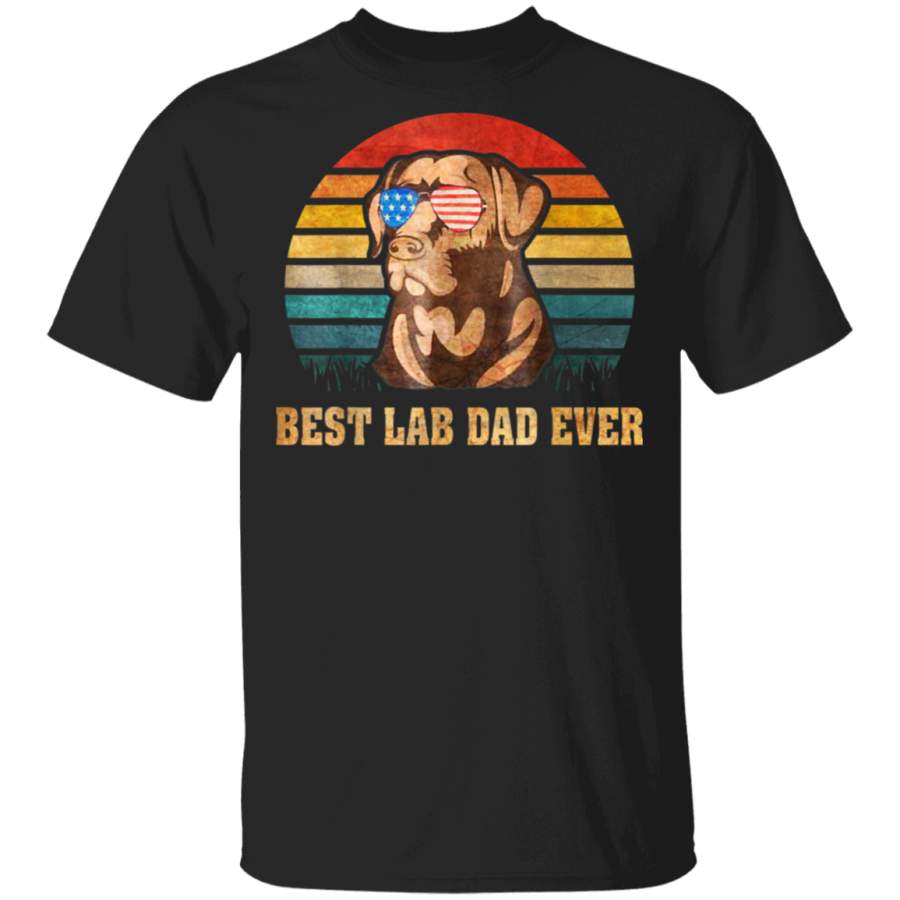 Best Lab Dad Ever Lab Tshirt Father’s Day Gifts