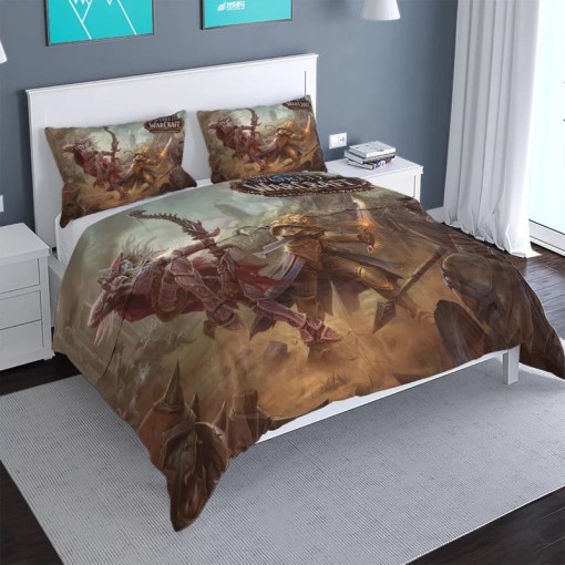 World Of Warcraft 16 Duvet Cover Pillowcase Home Decor 3D Bedding Set 53