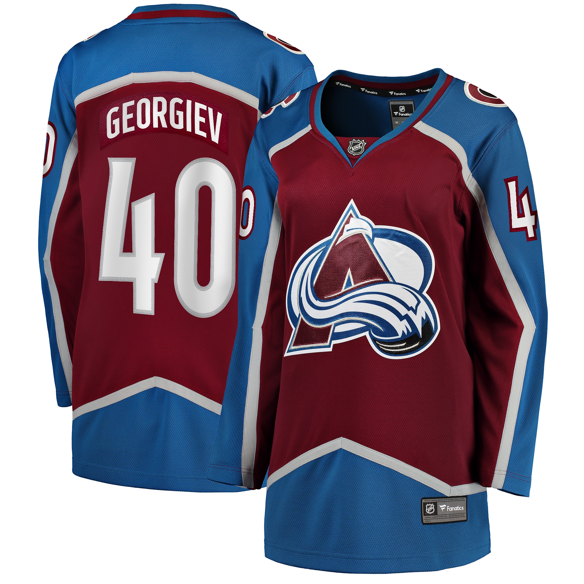 Alexandar Georgiev Colorado Avalanche Branded Women's Home Breakaway Player Jersey – Burgundy