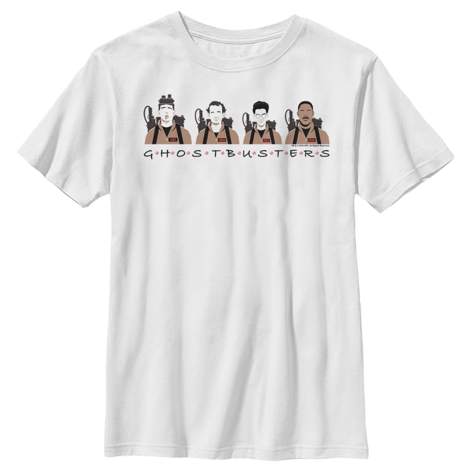 Boy’S Ghostbusters Partners And Friends Logo T-Shirt