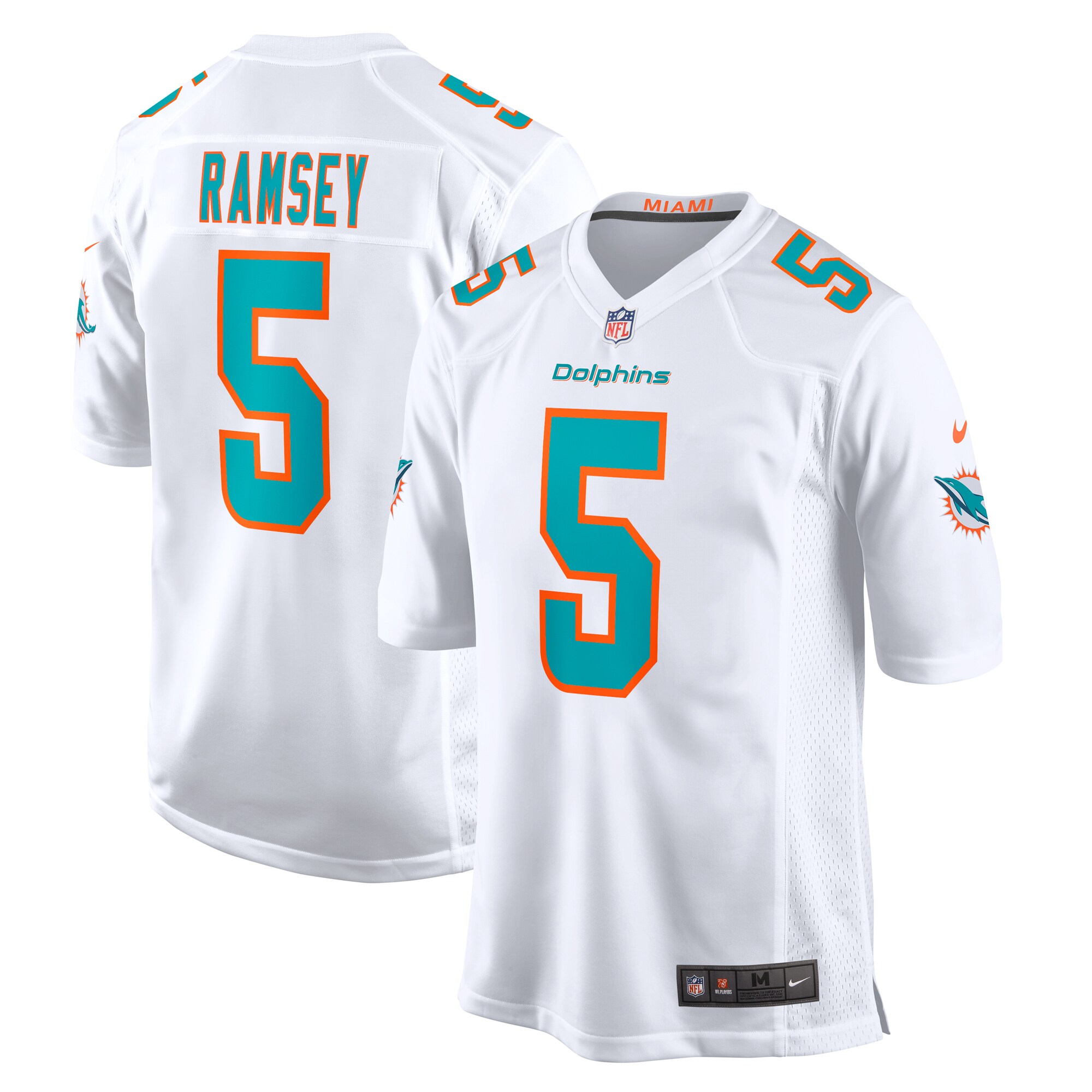 Jalen Ramsey Miami Dolphins Away Game Jersey – White