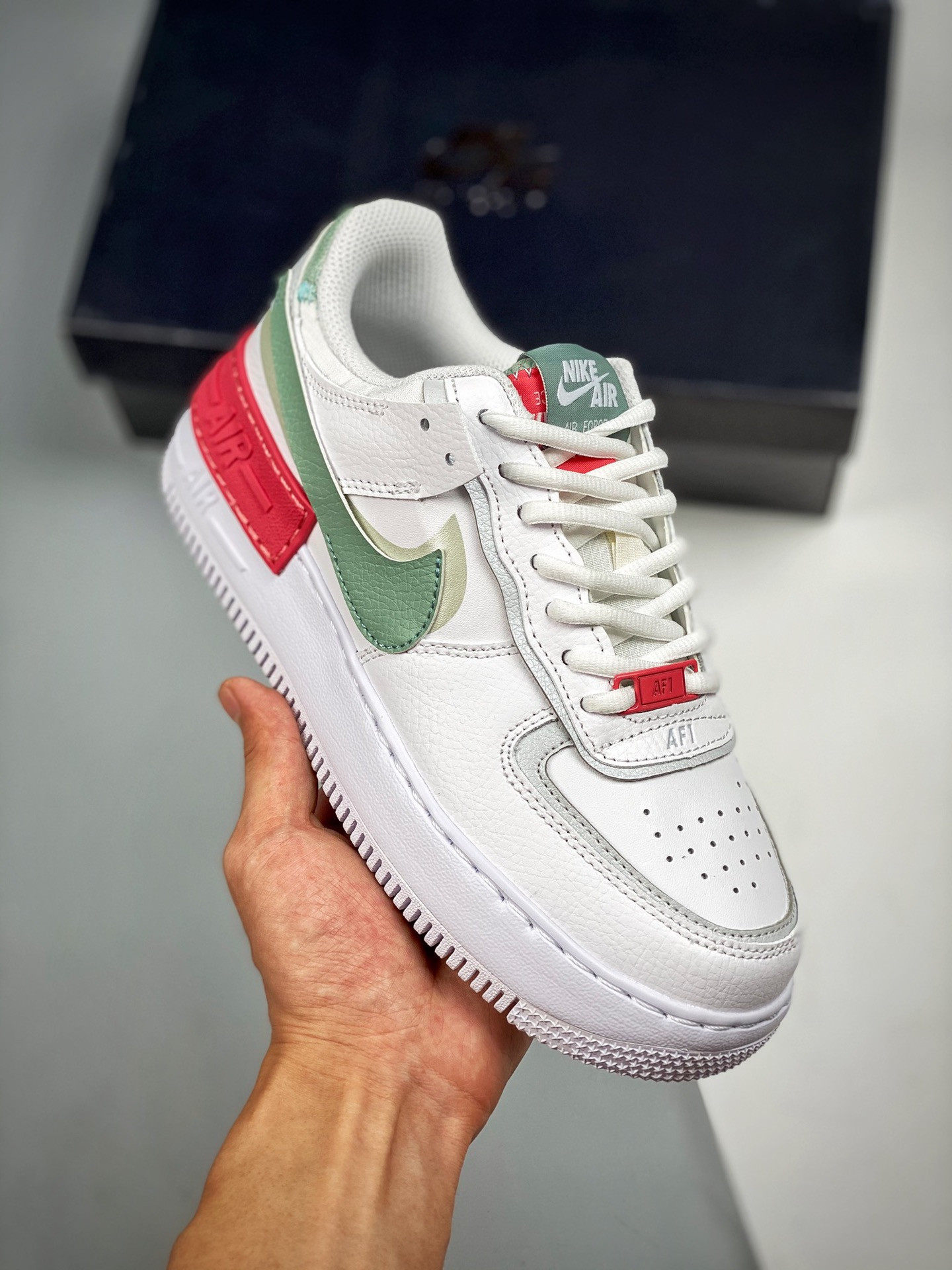 Nike Air Force 1 Shadow WhiteJade Smoke CI0919-112 5339994