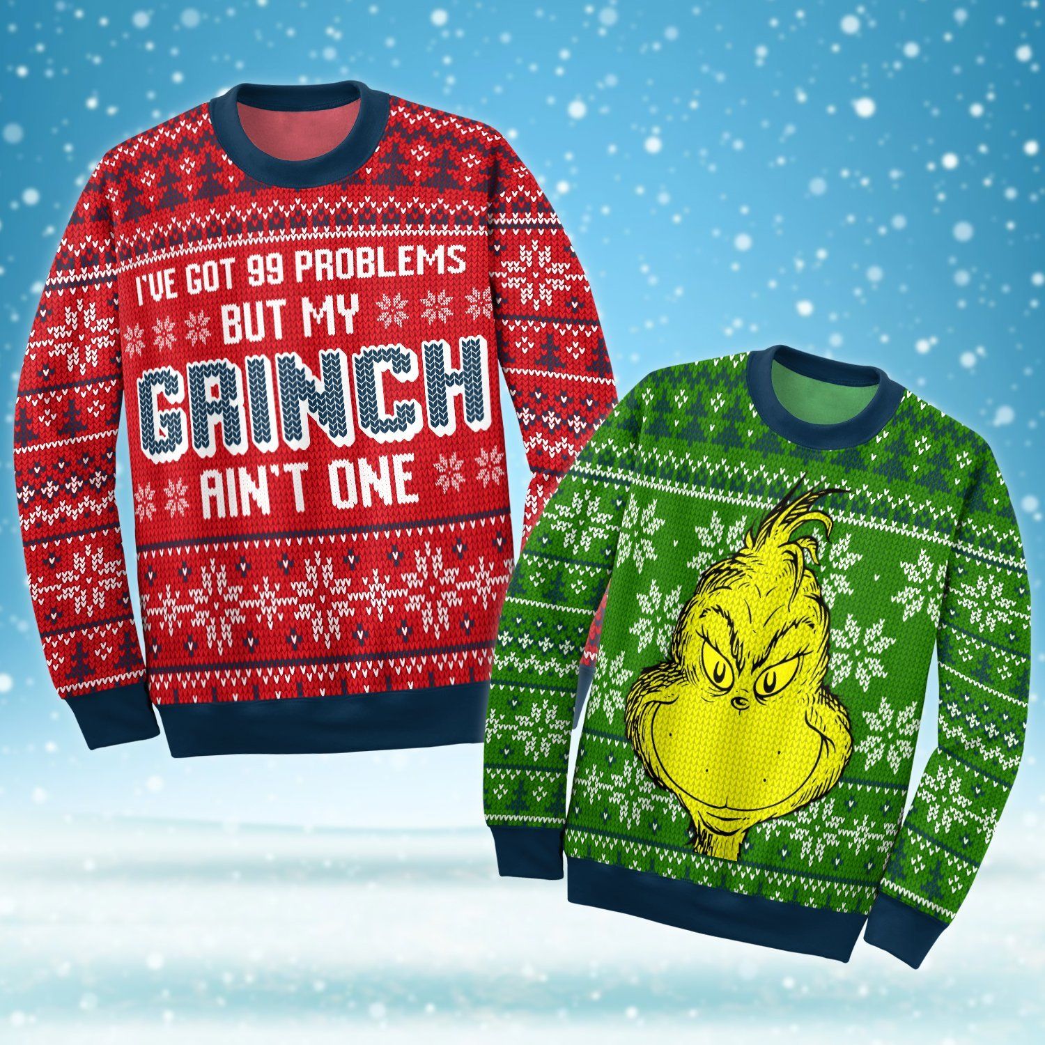 My Grinch – Couple Sweater