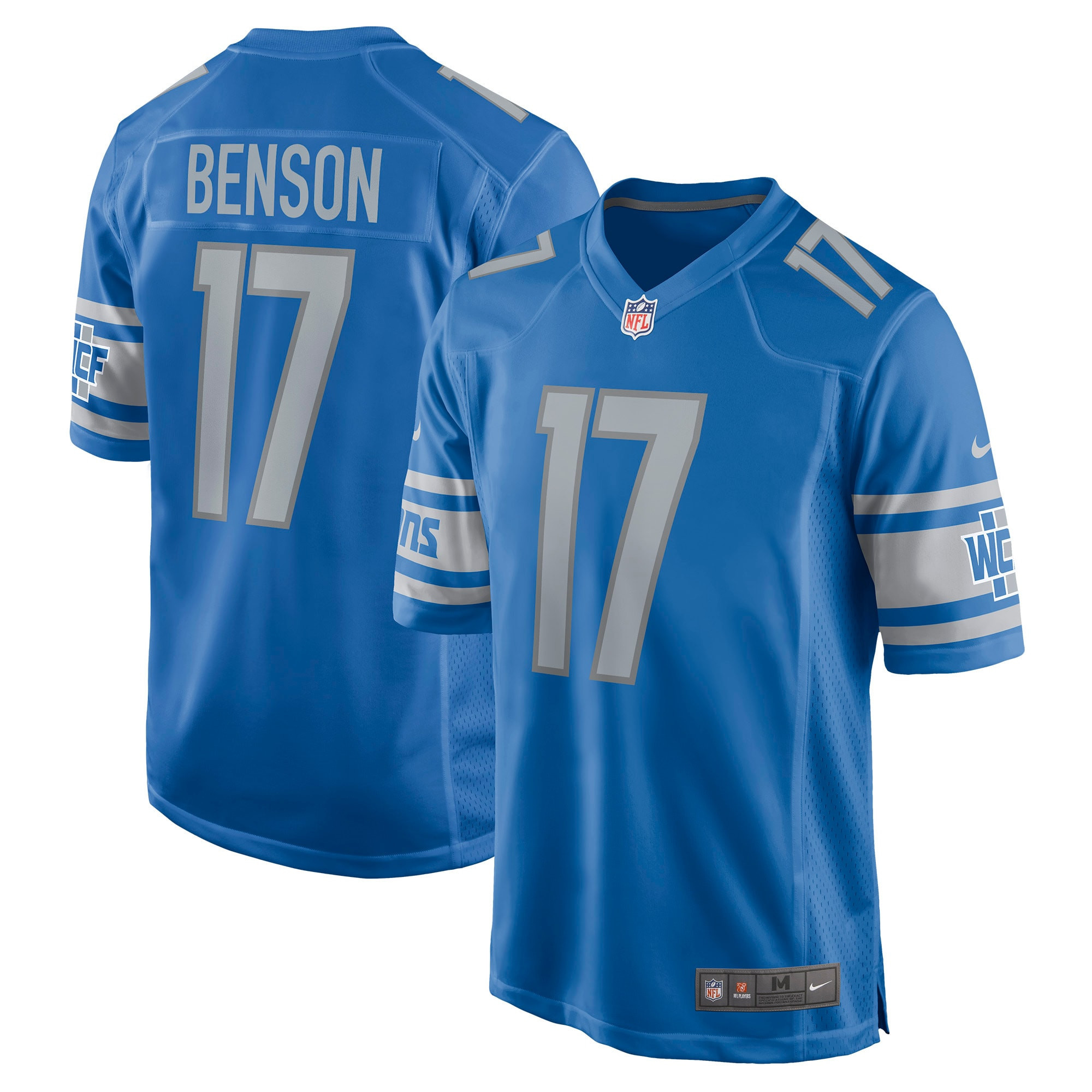 Trinity Benson Detroit Lions Game Jersey – Blue NFL