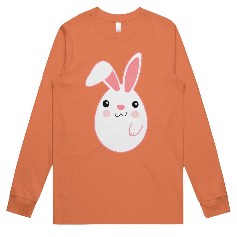 Cute Bunny Easter Egg Little Bunny Bunnies Happy Easter Long Sleeve T Shirts