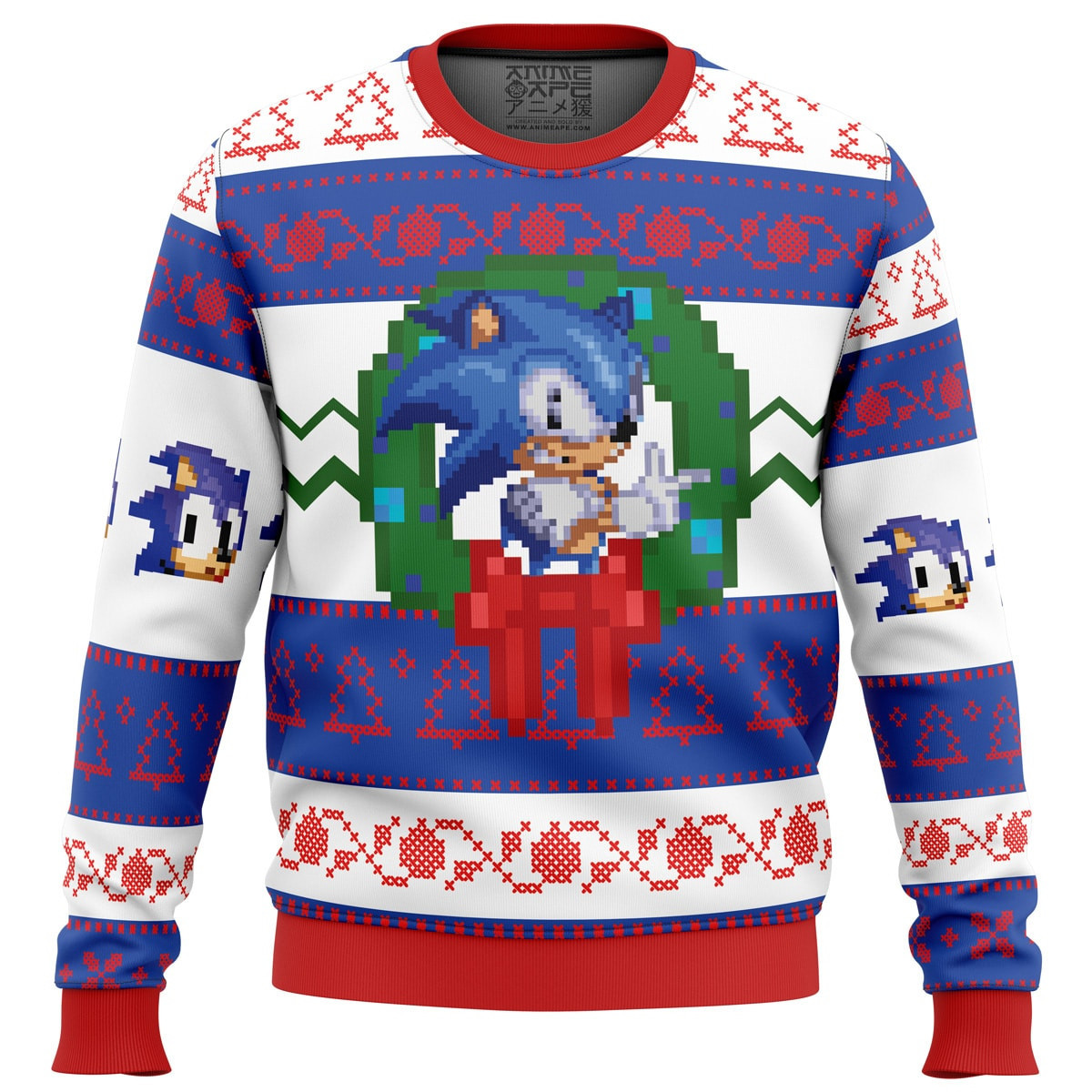 Sonic The Hedgehog Ugly Christmas Sweater T-Shirt