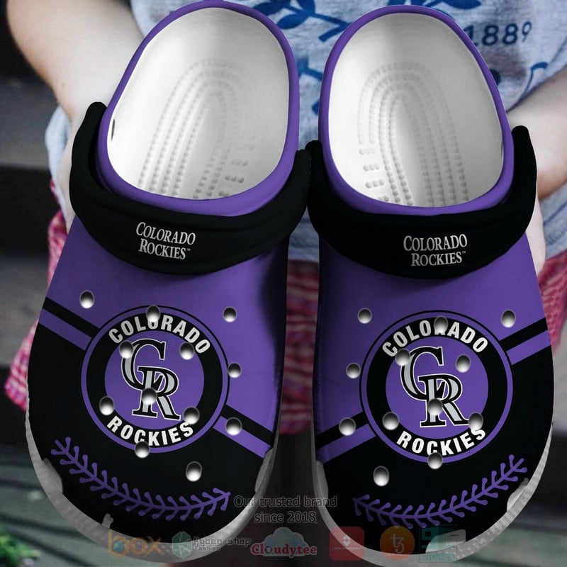 Colorado Rockies Crocs Crocband Shoes