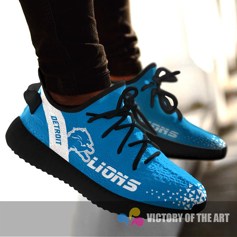 Simple Logo Detroit Lions Sneakers As Special Shoes