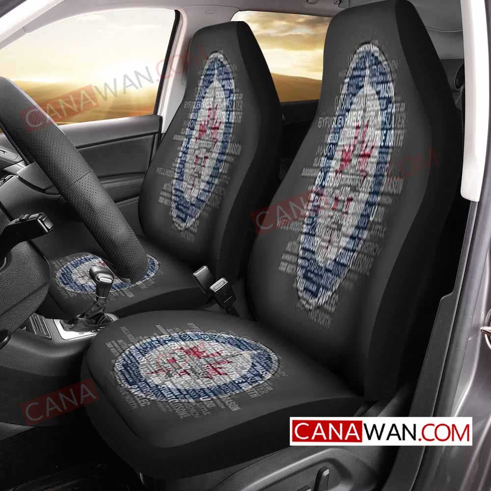 Winnipeg Jets Style119 3D Customized Personalized Car Seat Cover