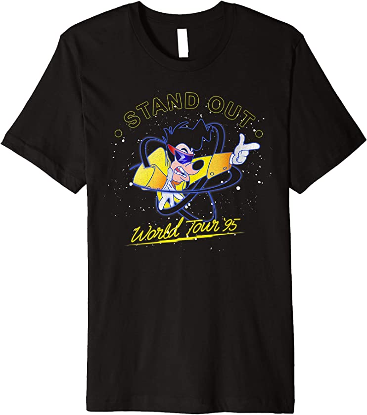 A Goofy Movie Powerline Stand Out World Tour ’95 Premium T-Shirt