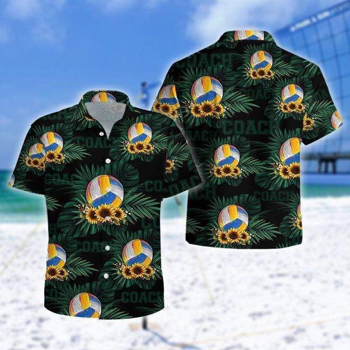 Get Now Volleyball Coach Hawaii Aloha Shirts Fantastic Ha65571