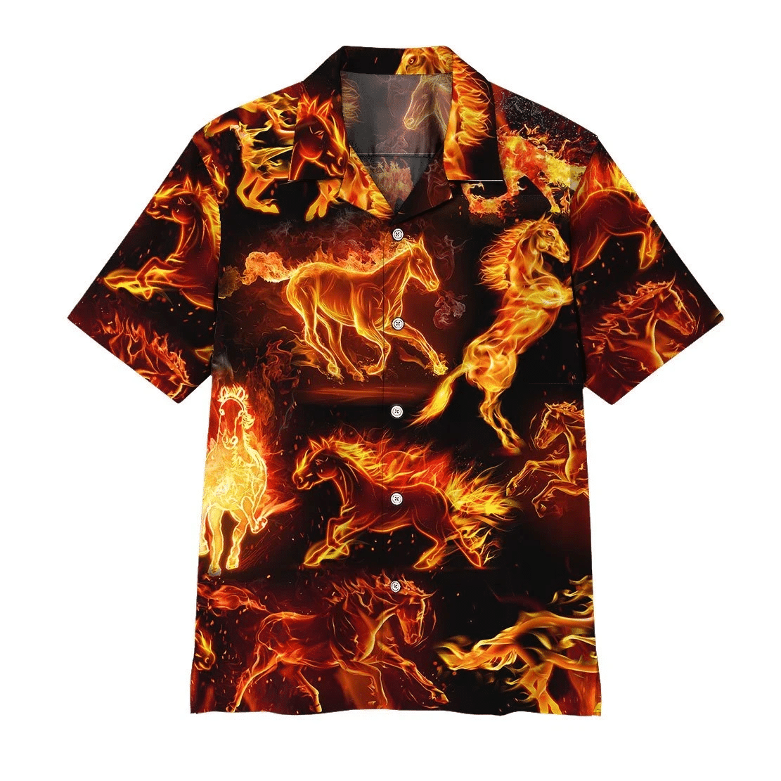 Fire Horse Hawaii Shirt Unisex Adult Ha979