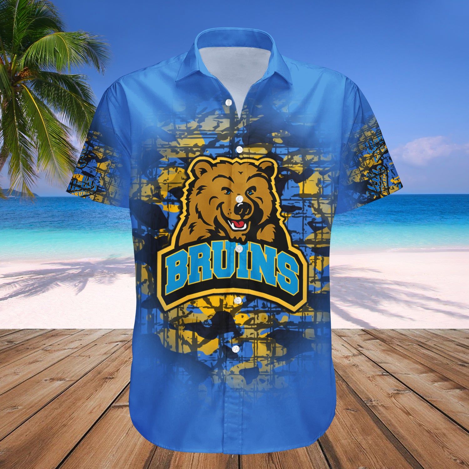 Ucla Bruins Hawaii Shirt Camouflage Vintage – NCCA