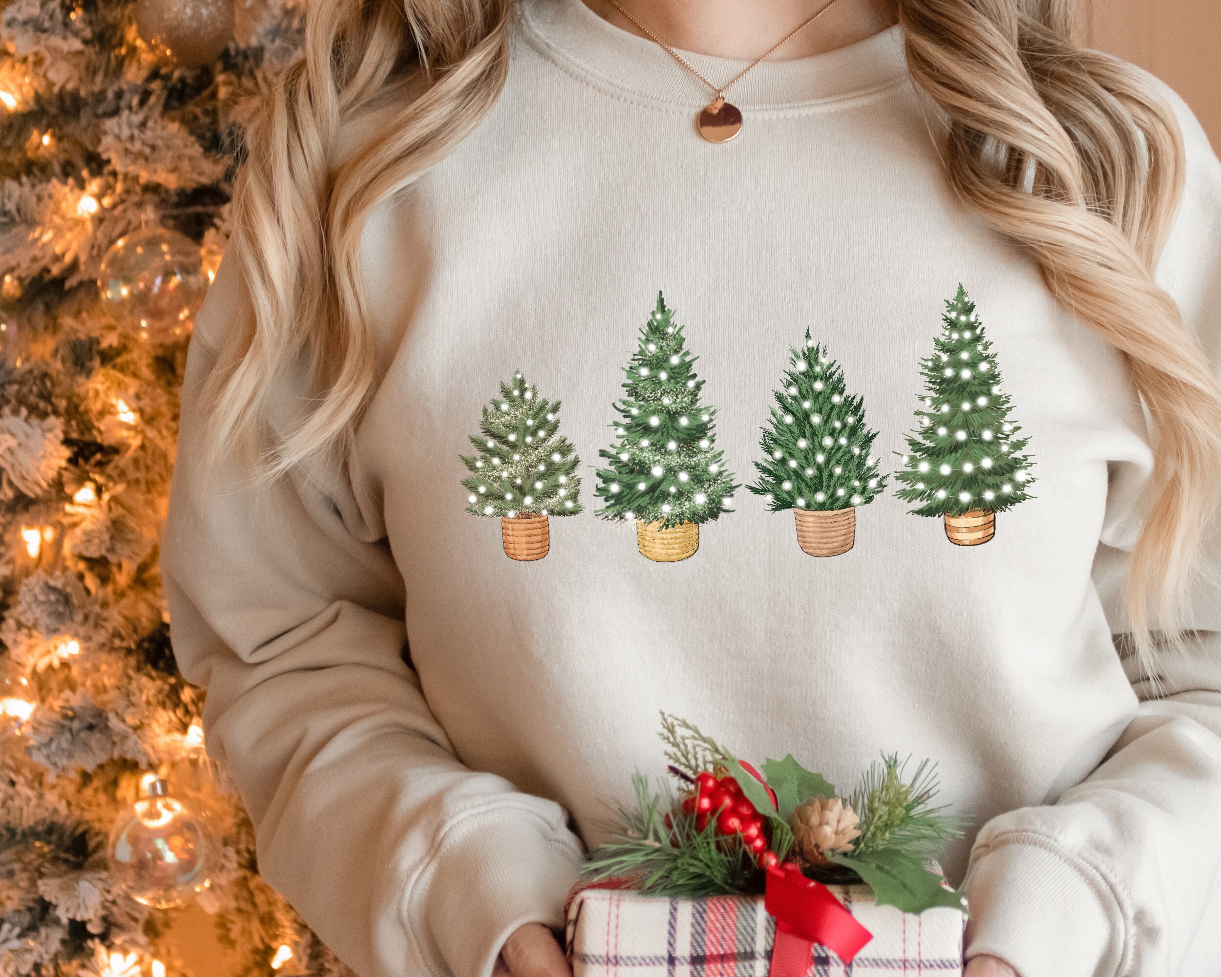 Christmas Tree Sweatshirt, Womens Christmas Sweatshirt, Christmas Sweater, Christmas Tree, Christmas Sweater For Women, Holiday Sweaters