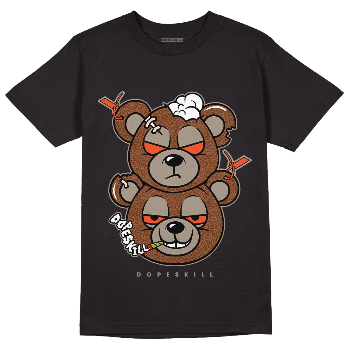 Jordan 3 “Desert Elephant” Dopeskill T-Shirt New Double Bear Graphic