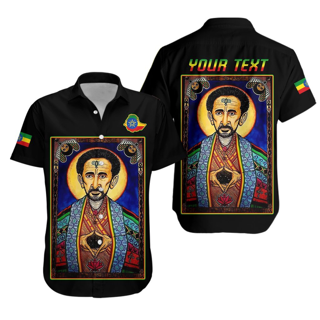 (Custom Personalised) Ethiopia Proud Hawaiian Shirt Haile Selassie I Lt13