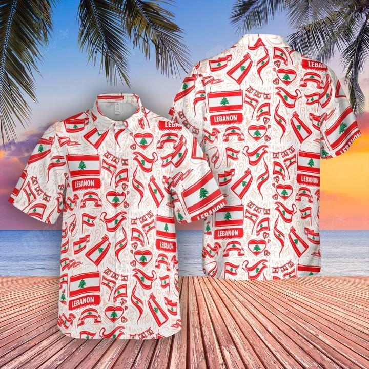 Lebanon Flag Hawaii Shirt For Men And Women Ha28055