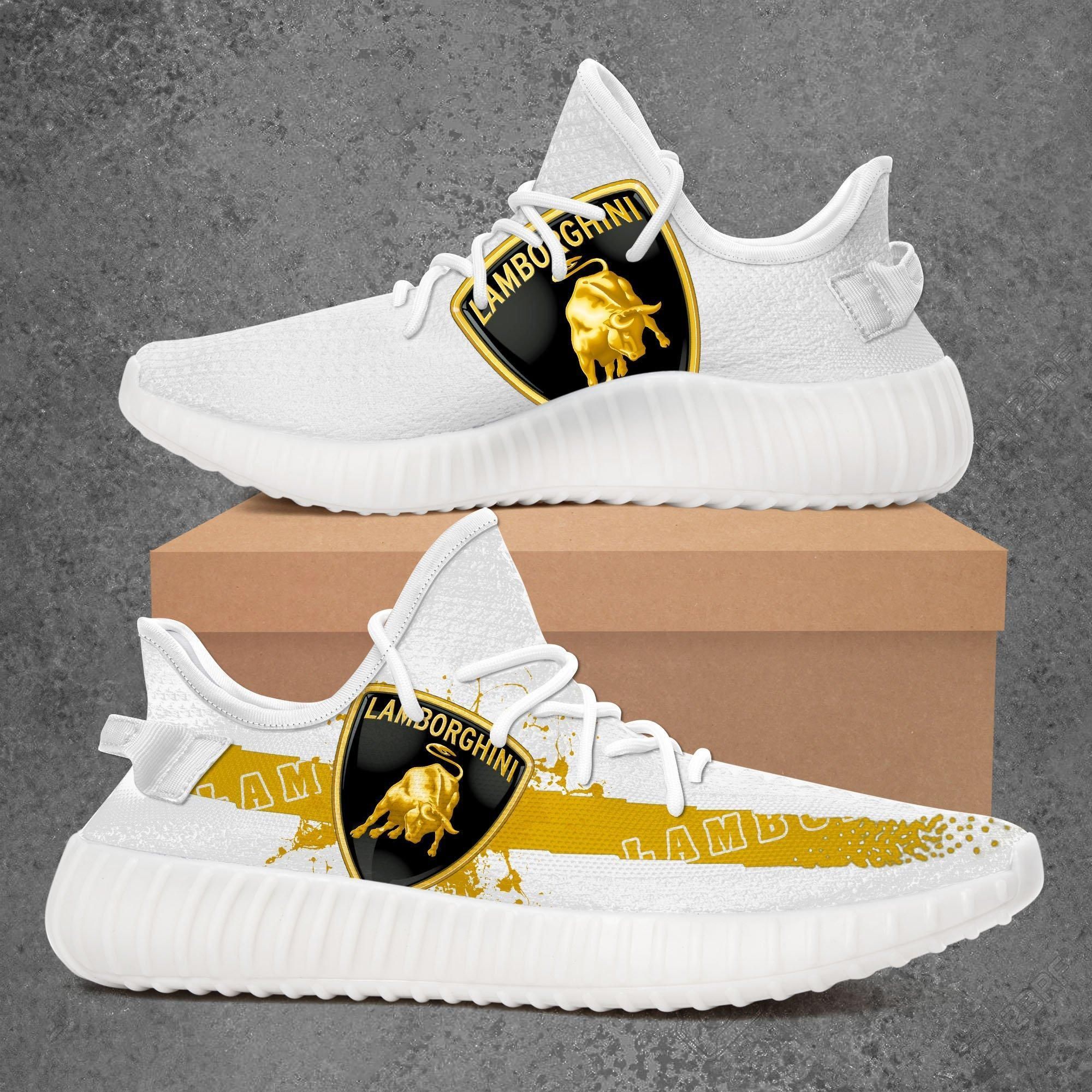 Lamborghini Yeezy Boost 350 V2 Shoes Top Trending Custom Shoes Gift