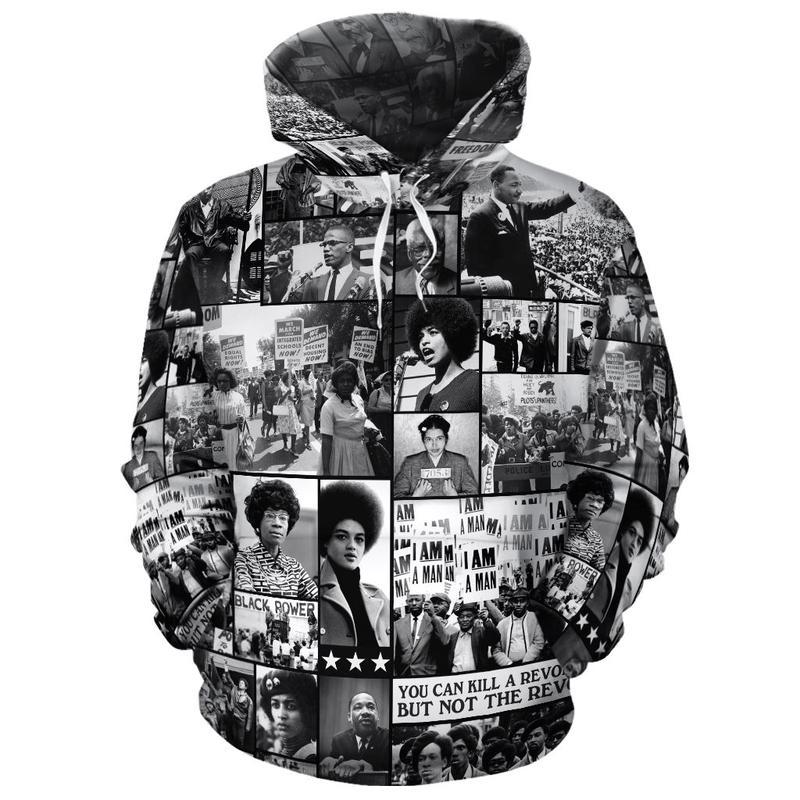 Greek Life Hoodie – Black Power Images All Over Hoodie