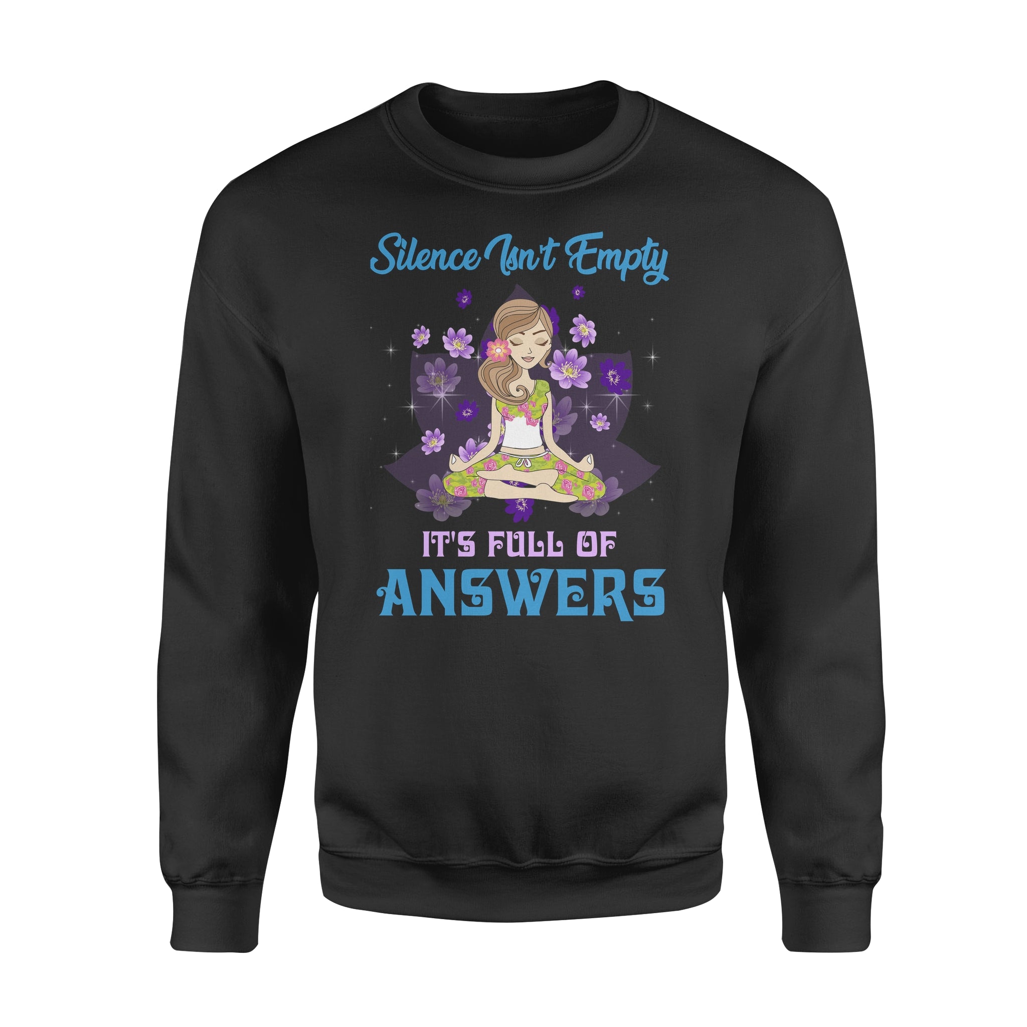 Sakura Silence isn’t Empty It’s Full Of Answers For Yoga Girls – Standard Crew Neck Sweatshirt