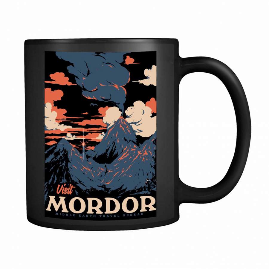 Visit Mordor Lord Of The Rings Inspired 11oz Mug