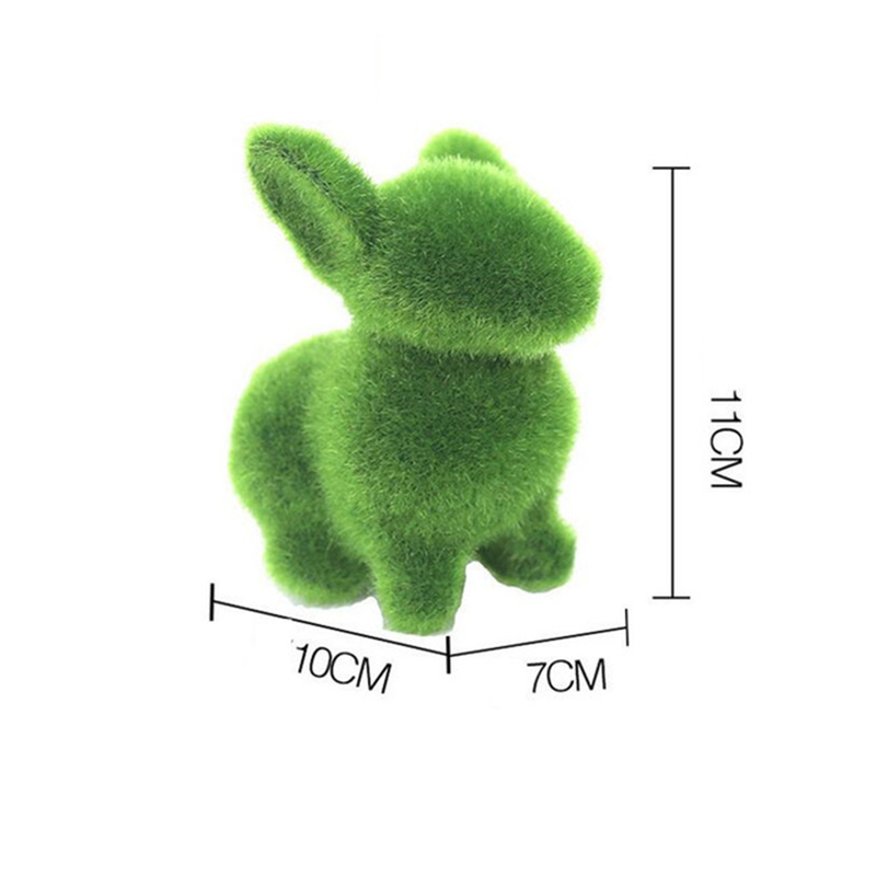 Handmade Artificial Turf Grass Animal Easter Rabbit Home Room Restaurant Decor Simulation Dog Squirrel Alpaca Wedding Decoration Alx