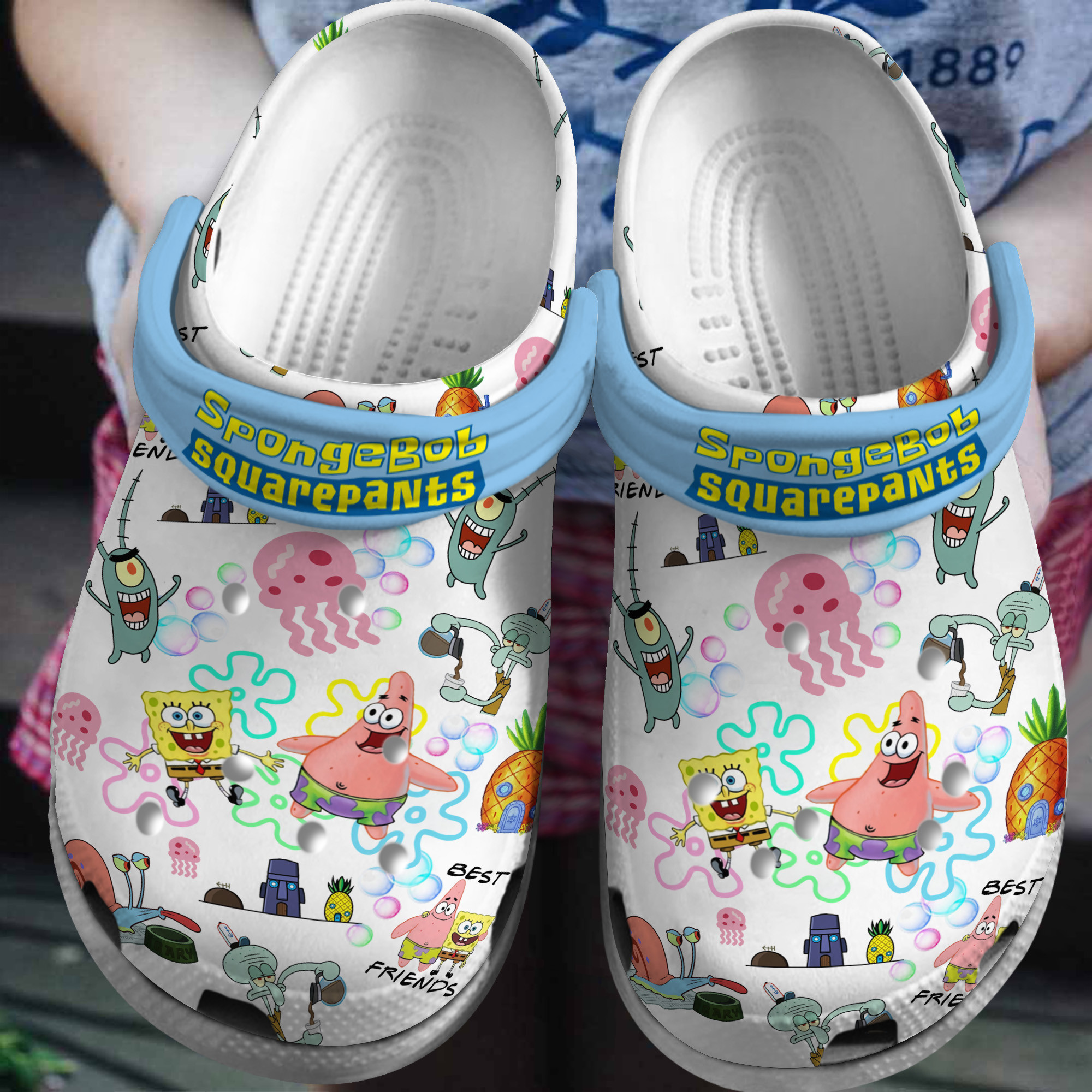 SpongeBob SquarePants Movie Crocs Crocband Clogs Shoes Comfortable For Men Women and Kids 2