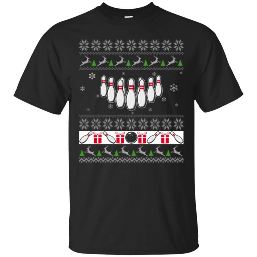 Ugly Christmas Sweater Bowling Tshirt Xmas Vacation 2017 Tee