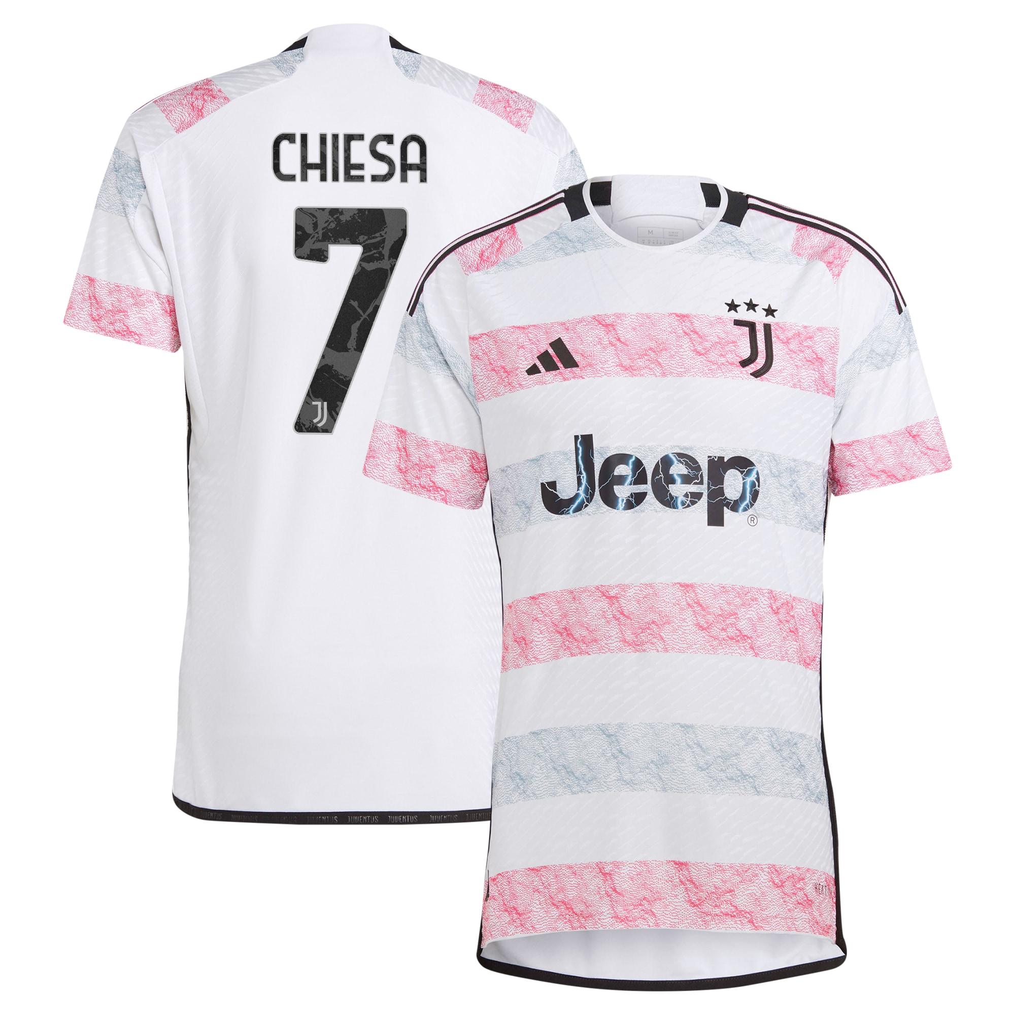 Federico Chiesa Juventus 2023/24 Away Authentic Jersey – White