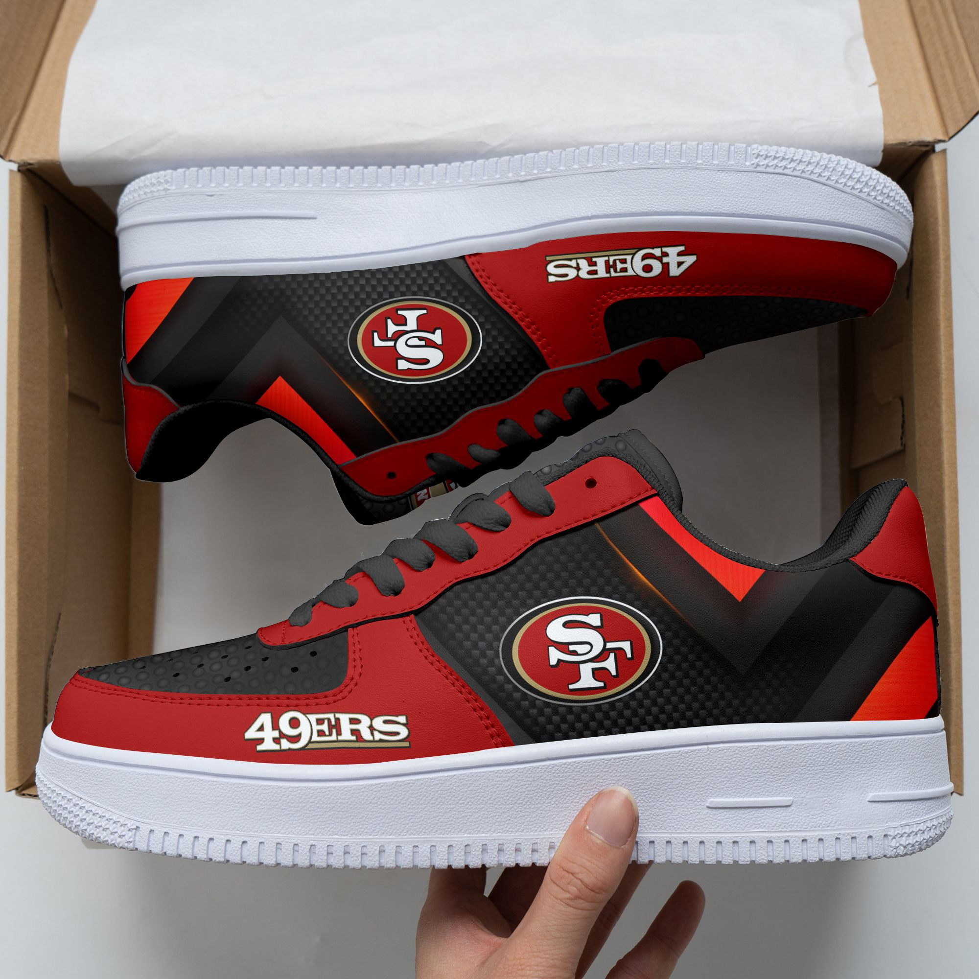 San Francisco 49Ers Af1 Sneakers 69