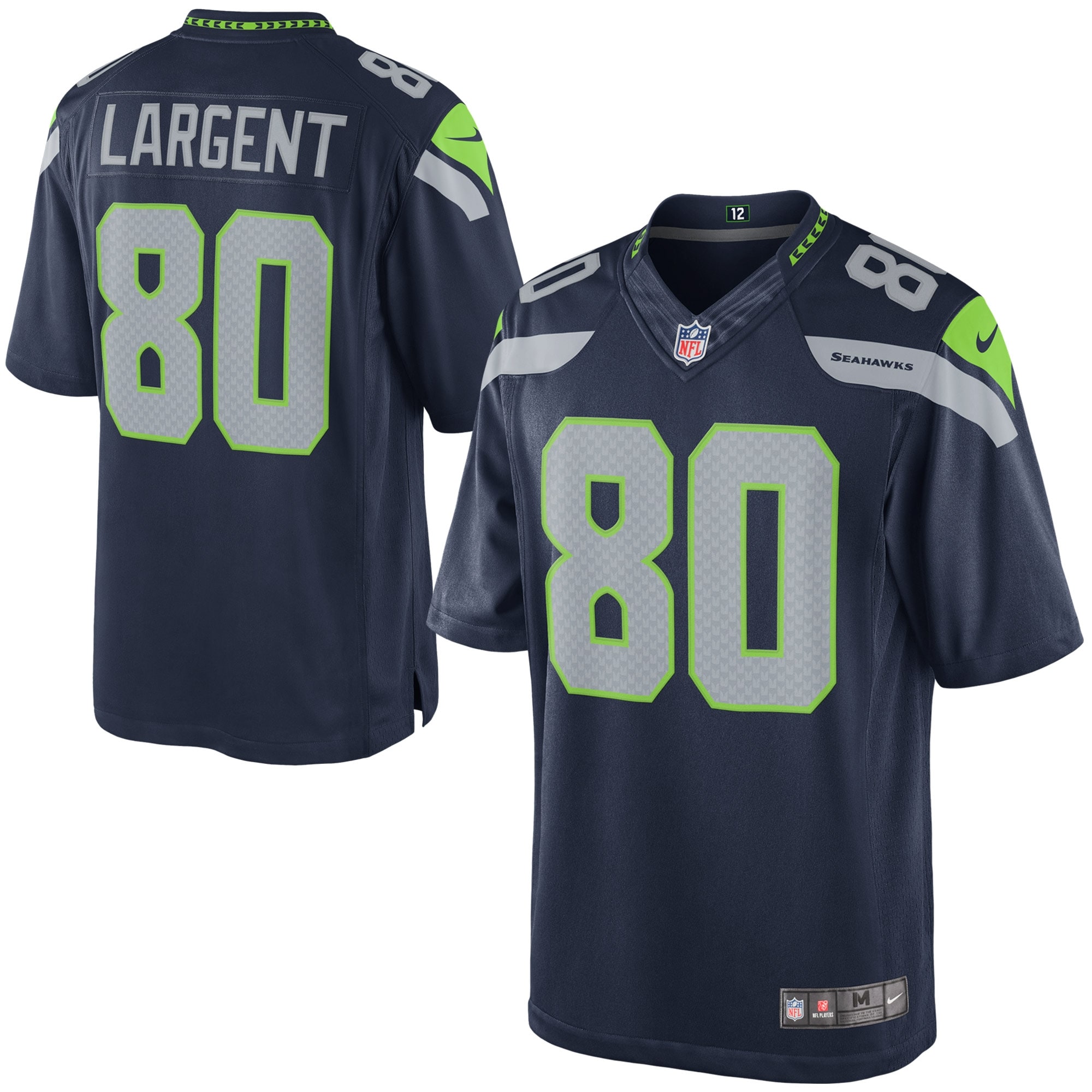 Mens Steve Largent College Navy Seattle Seahawks Retired Player Limited Jersey