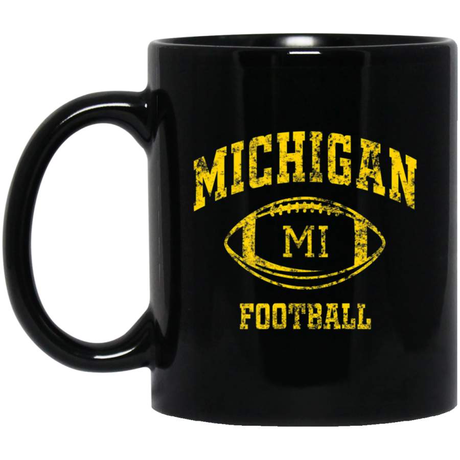 Vintage Michigan Football Coffee Mug