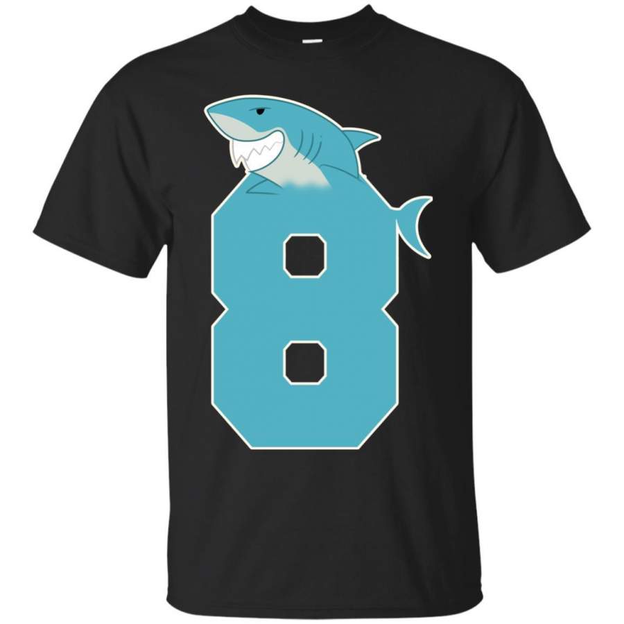 8th Birthday Shark Party Shirt