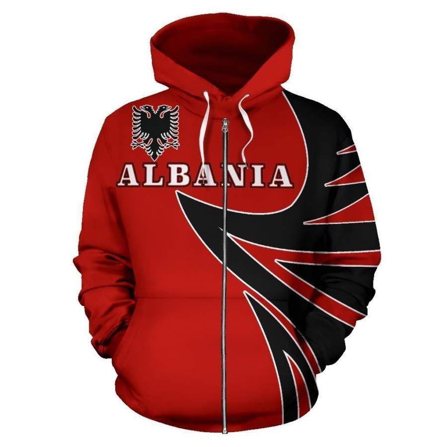 Albania Flag Hoodie – Warrior NNK 1122