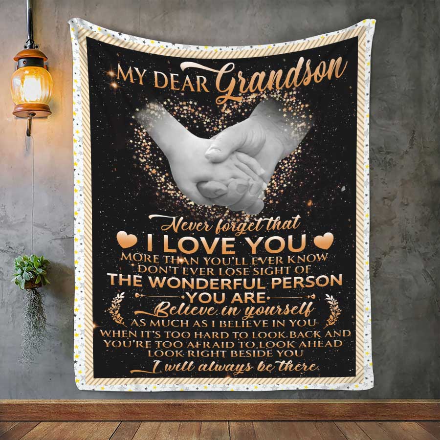 My Dear Grandson Blanket