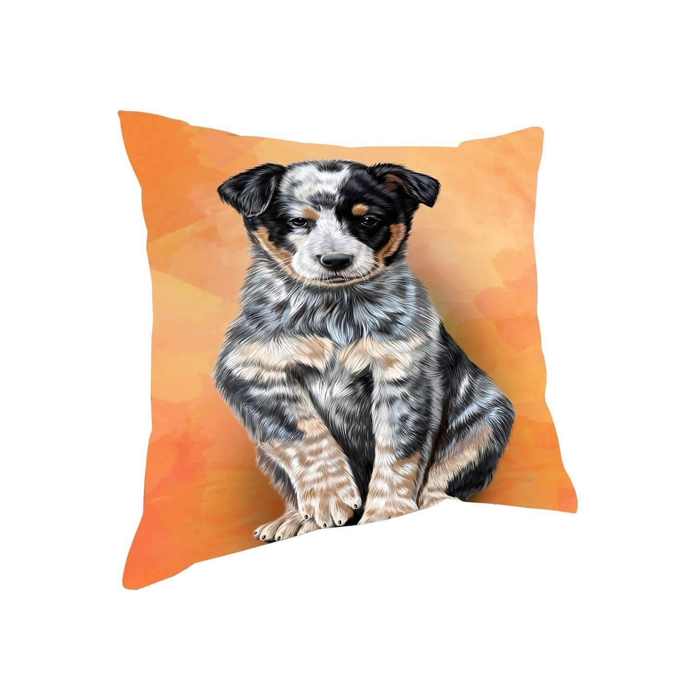 Australian Cattle Puppy Dog Throw Pillow