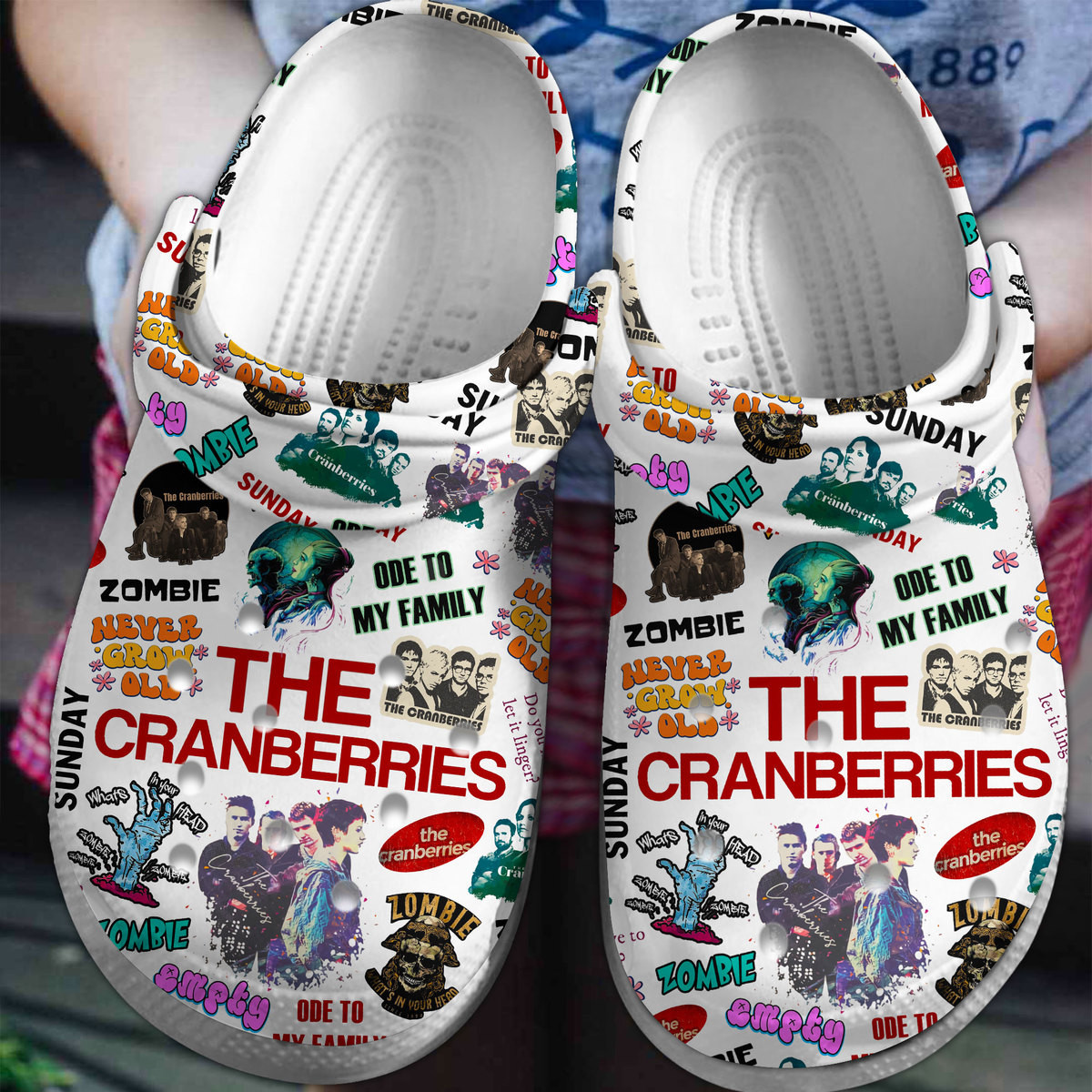 The Cranberries Music Crocs Crocband Clogs Shoes Comfortable For Men Women and Kids