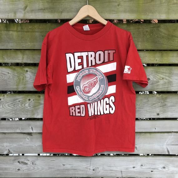 Vintage 1990 Starter Detroit Red Wings Shirt