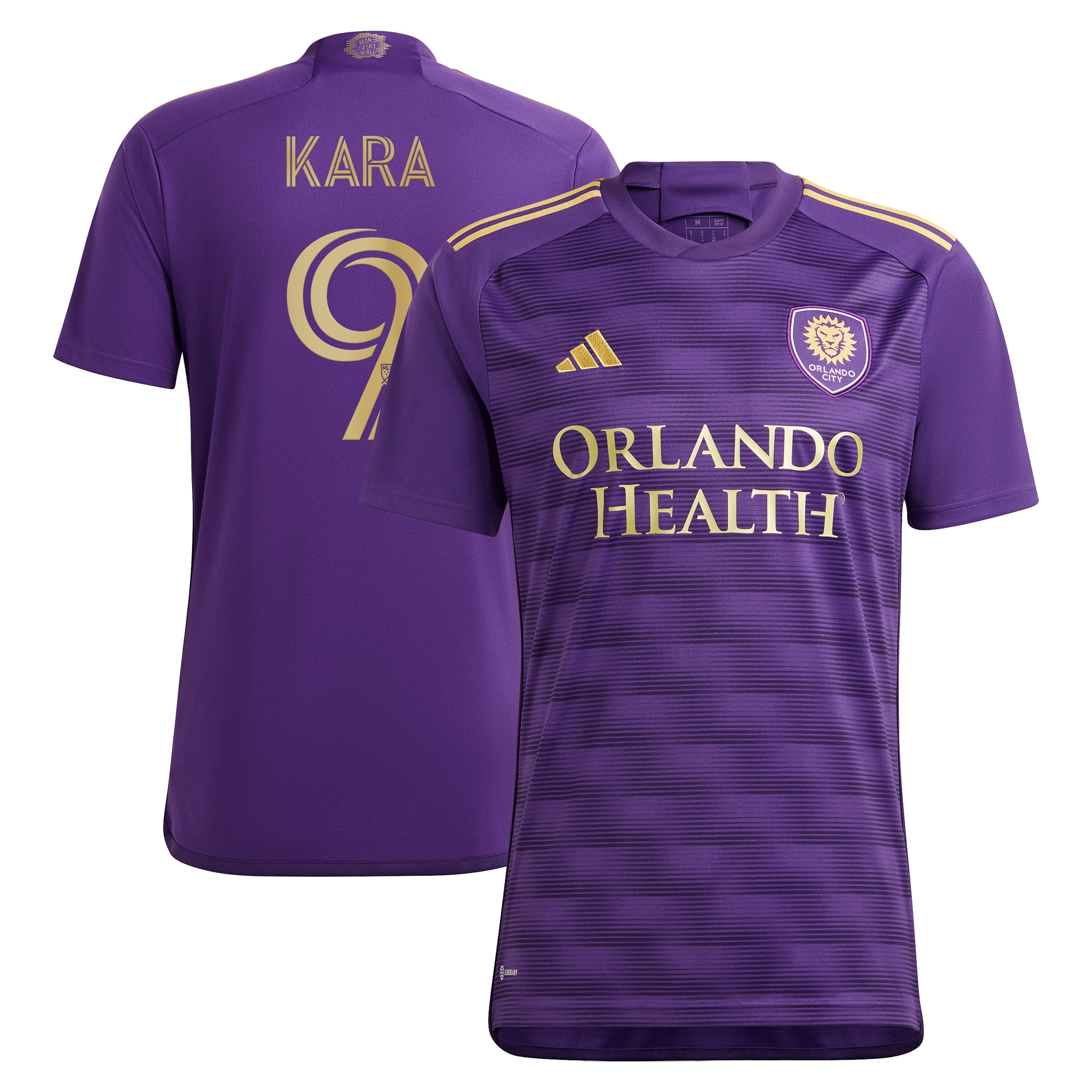 Ercan Kara Orlando City SC 2023 The Wall Kit Replica Player Jersey – Purple