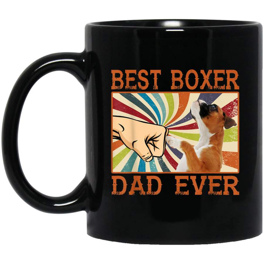 Best Boxer Dad Ever Retro Vintage Gift Mug