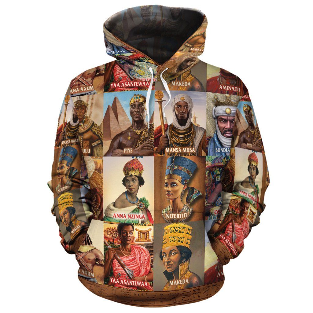 Ancient African Leaders All-Over Hoodie