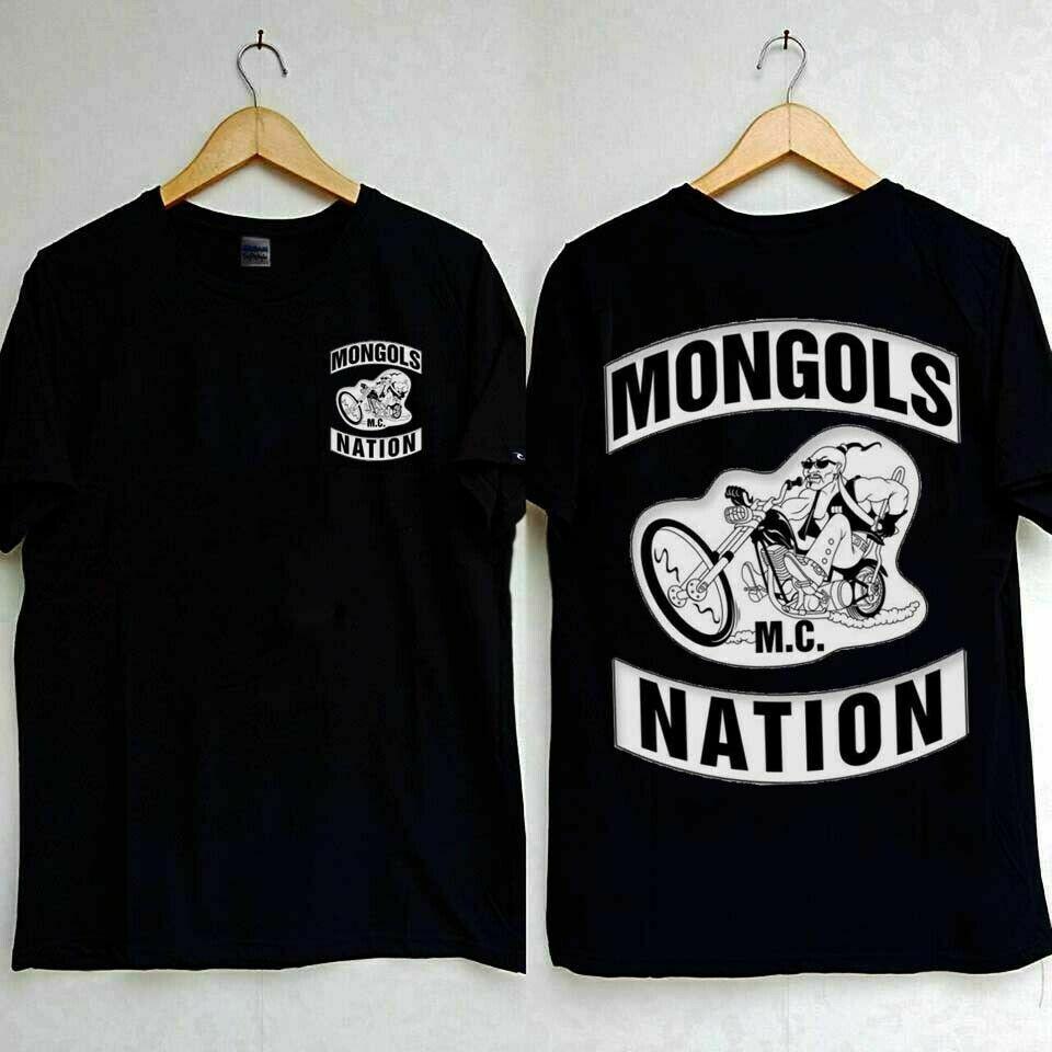 New Mongol Mc Nation Usa Motorclycle Club Gildan T-Shirt