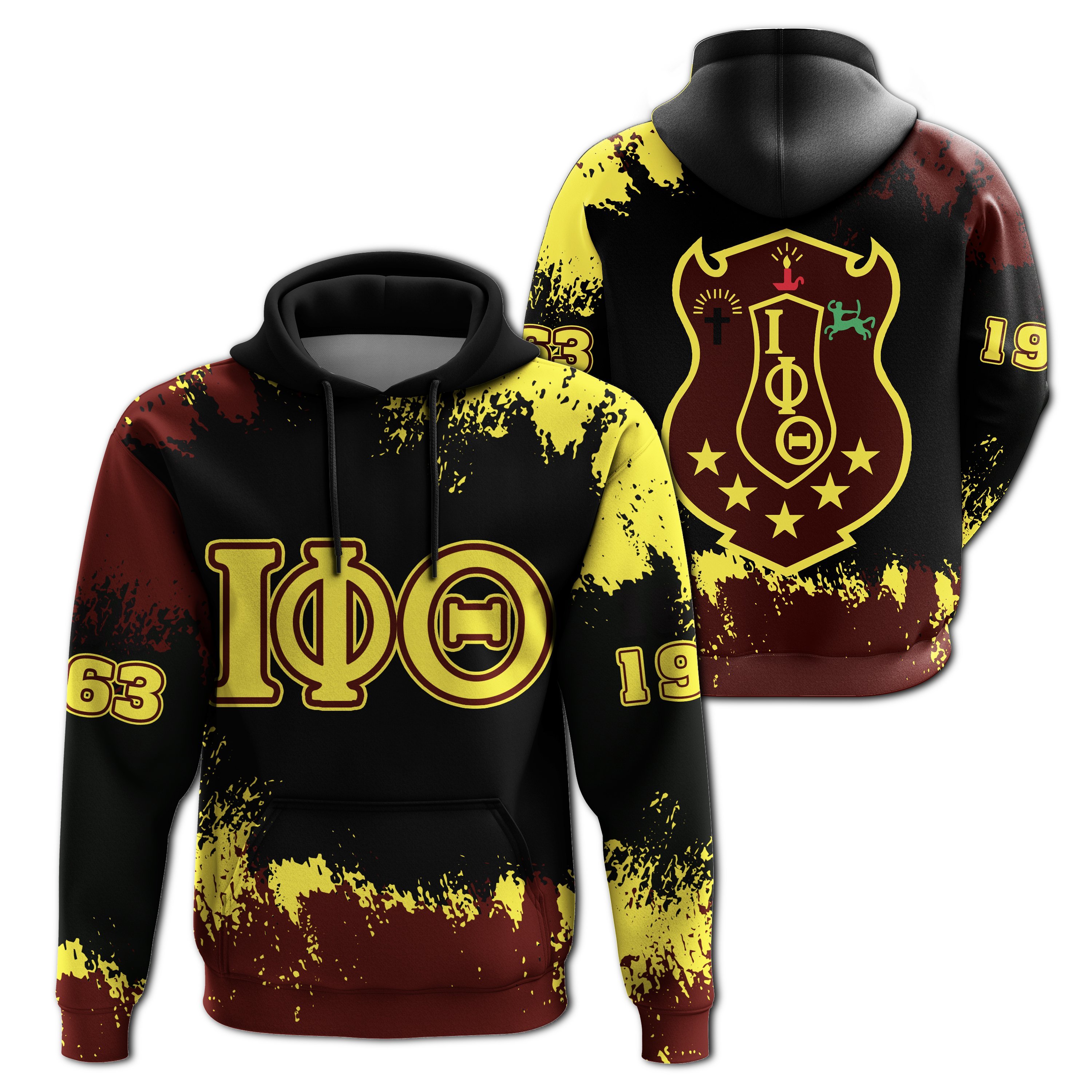 Masonstars Hoodie – Iota Phi Theta Hoodie – Face Style – J4