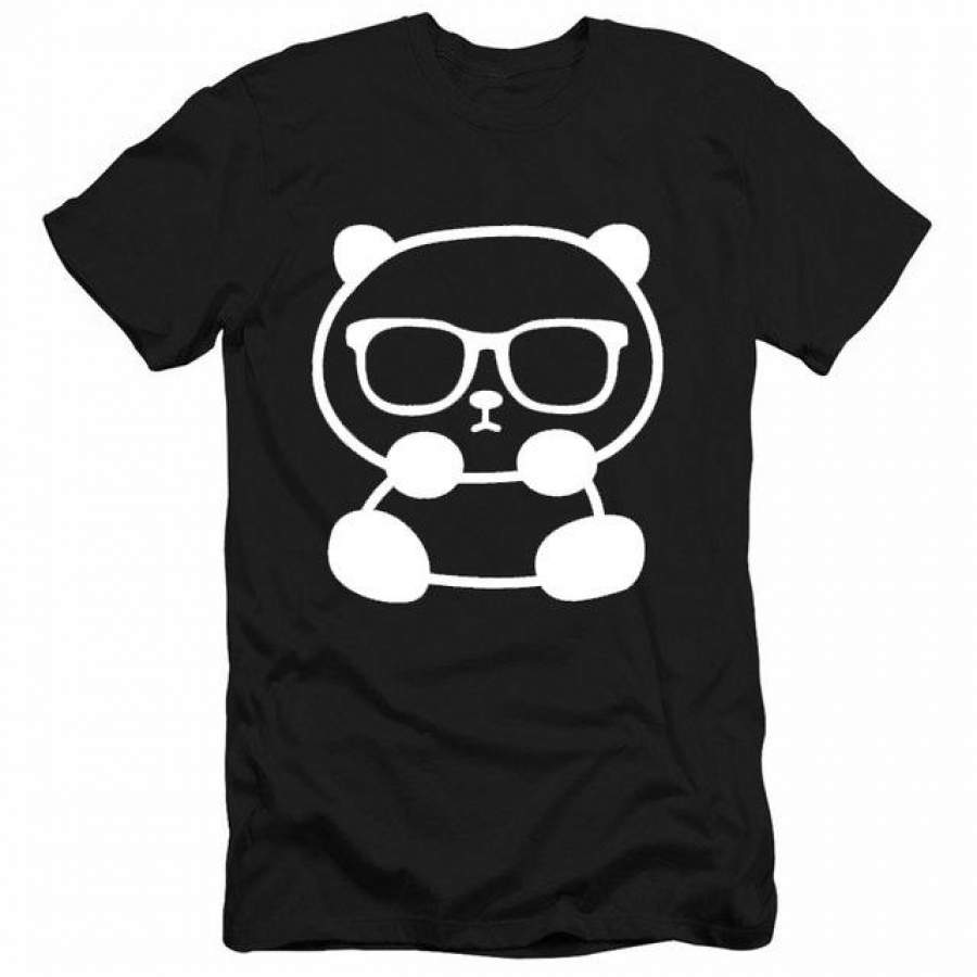 T shirt Men t shirt Street Wear Punk T shirts Panda Print t-shirts men tee shirts