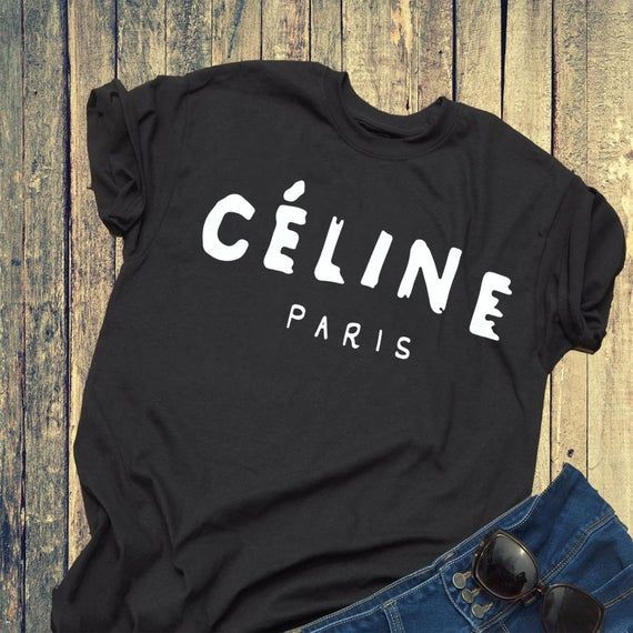 Celine Celine Shirt Celine Logo Celine Paris Shirt Kid Shirt Fashion Shirt
