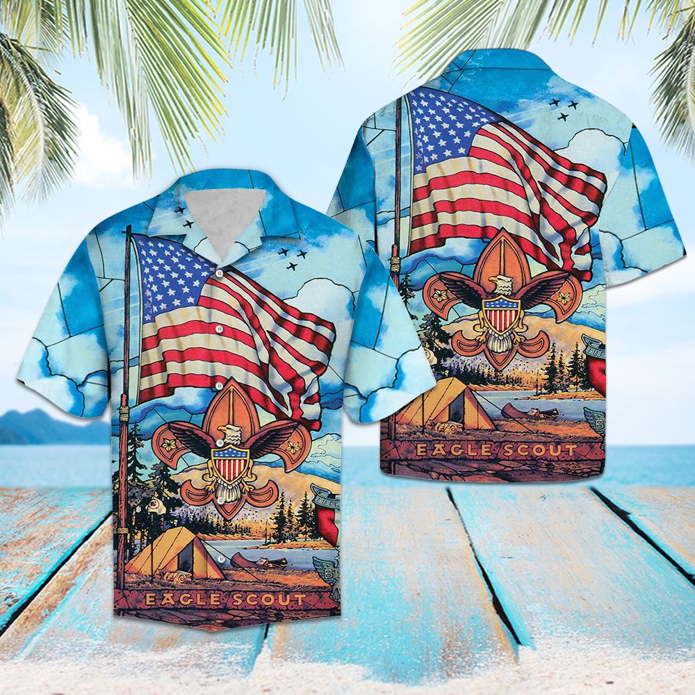 Eagle Scout Flag Hawaii Shirt For Men Women Adult Ha38375